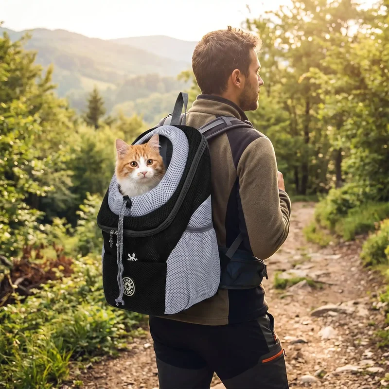 Sac à dos pour transport chat - Pour randonnée