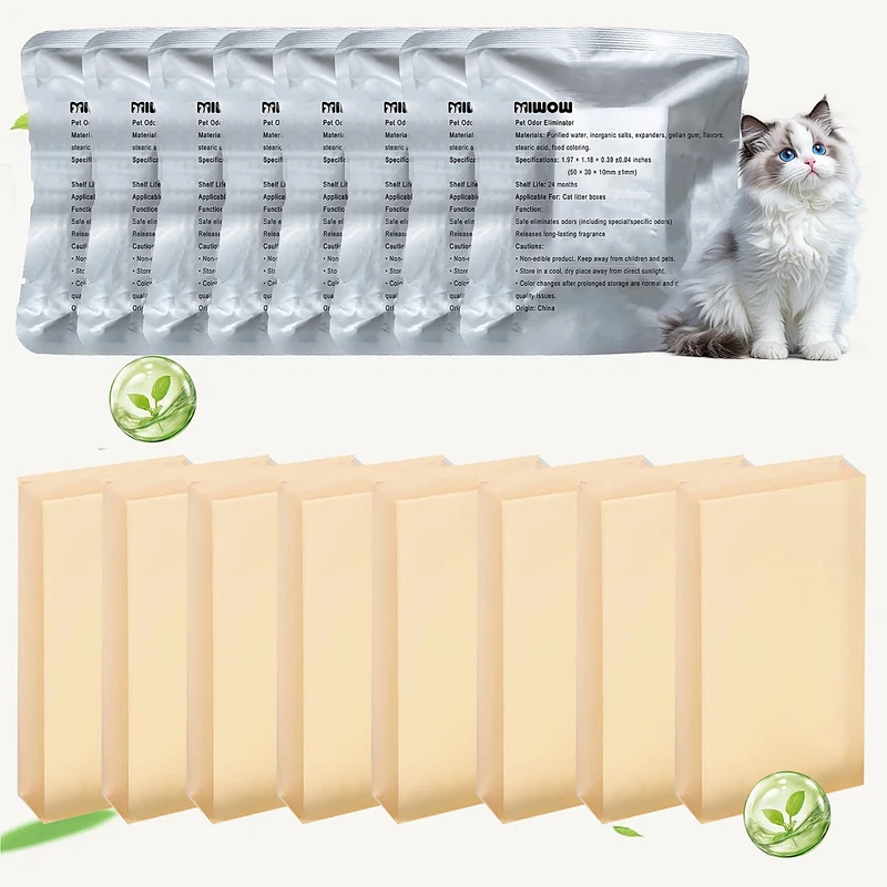 Désodorisant pour litière automatique de chat – Plaquette longue durée