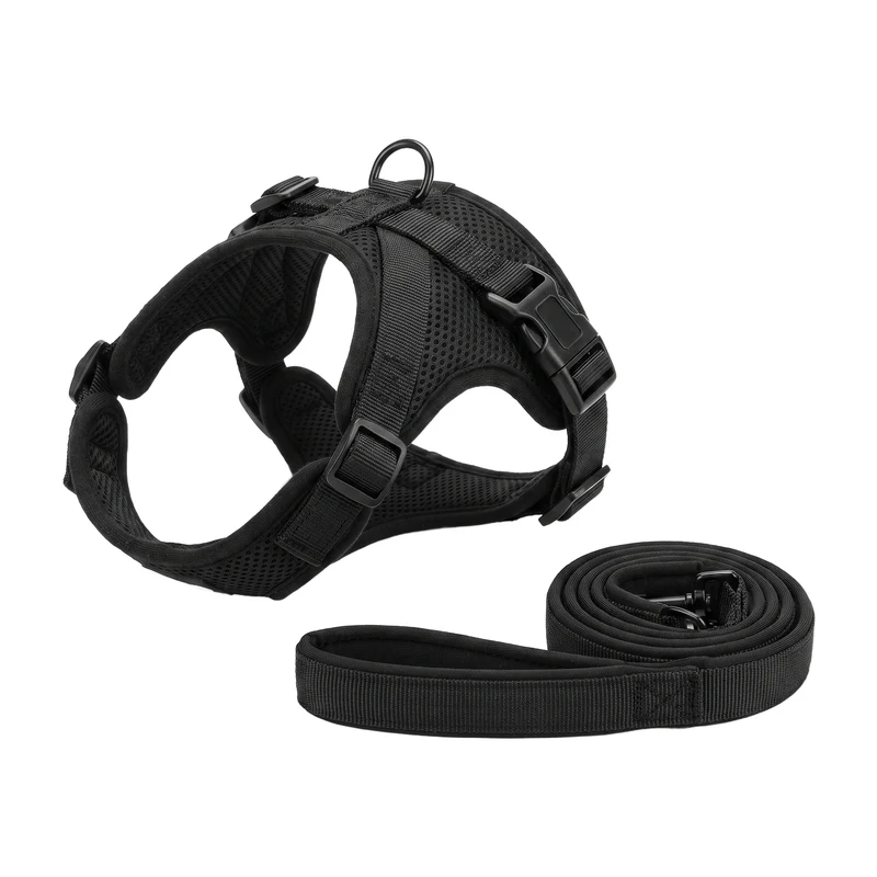 Harnais anti-traction pour chien avec laisse – Réglable et confortable