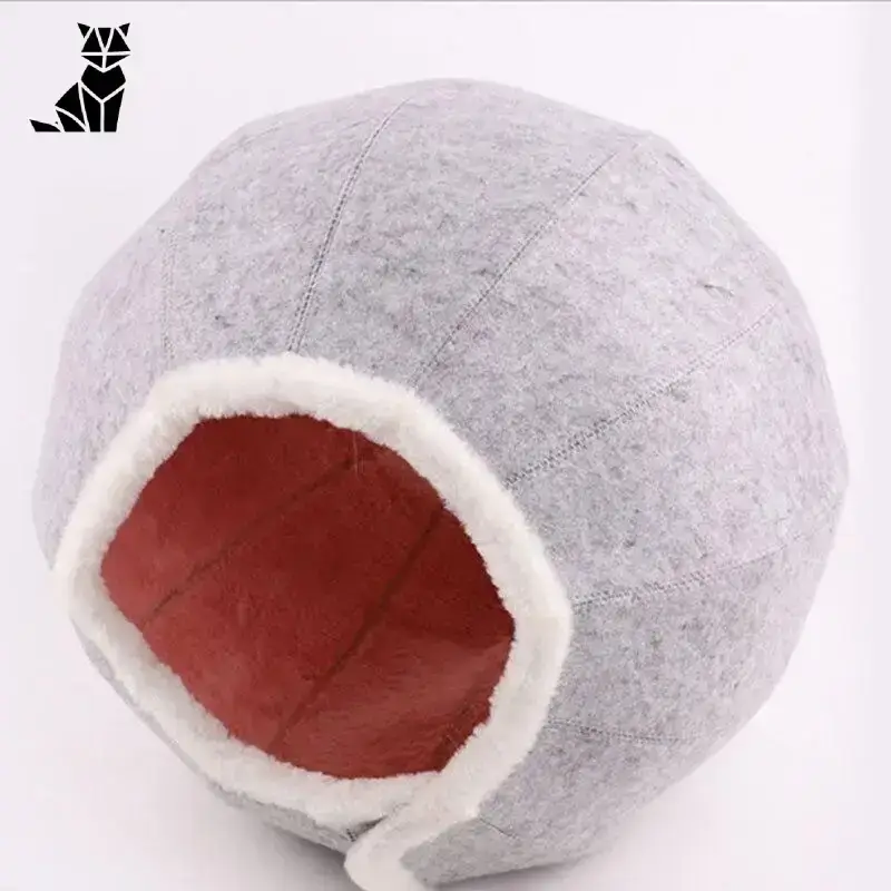 Panier Chat Moelleux Rond en Peluche