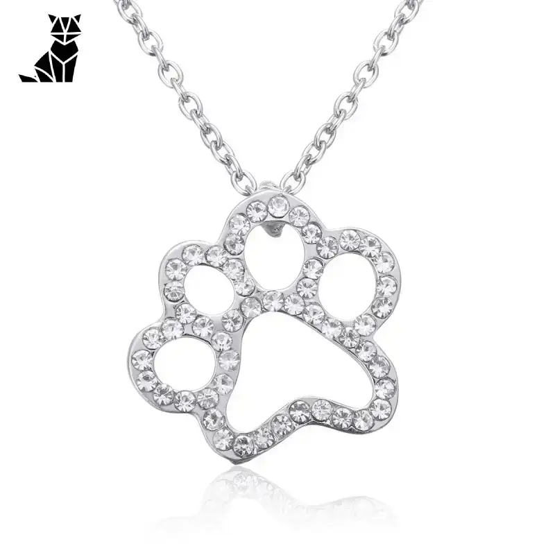 Pendentif Chat Cœur Argent Bijou Félin Femme