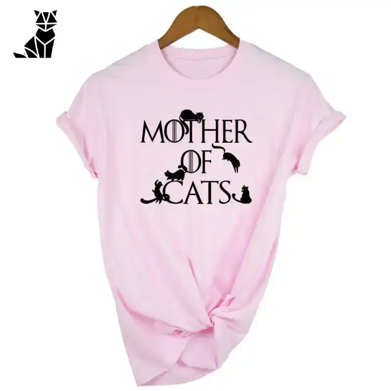T-shirt Mother Of Cats Game Of Thrones Femme