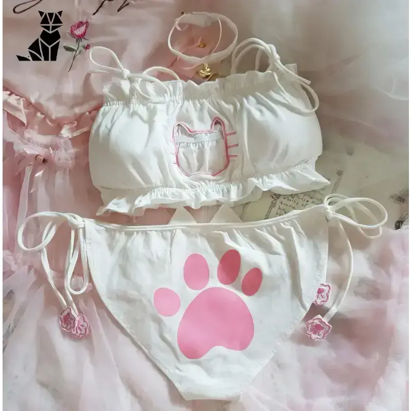 Ensemble Pyjama Chat Confortable Femme