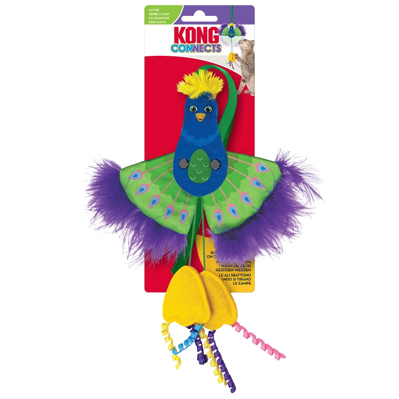 Katzenspielzeug KONG® Connects Peacock