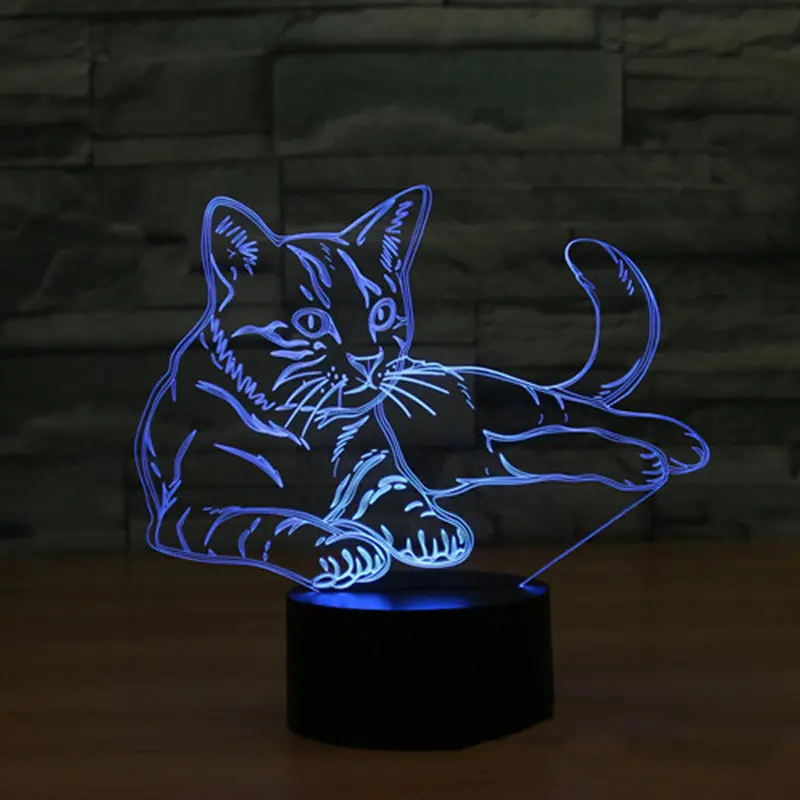 Lampe LED 3D Chat