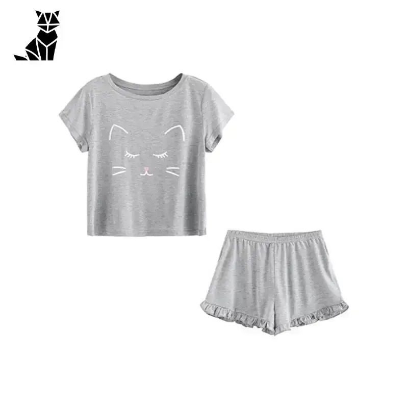 Pyjama Chat Femme Cocooning Confortable