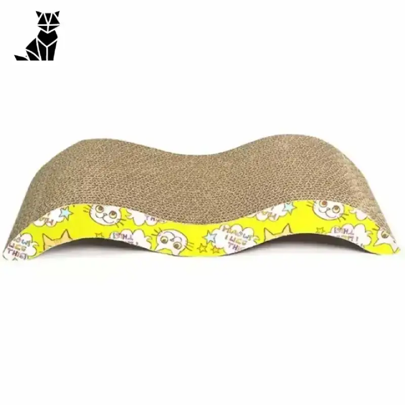 Griffoir Chat en Carton Double Usage Griffe et Repos
