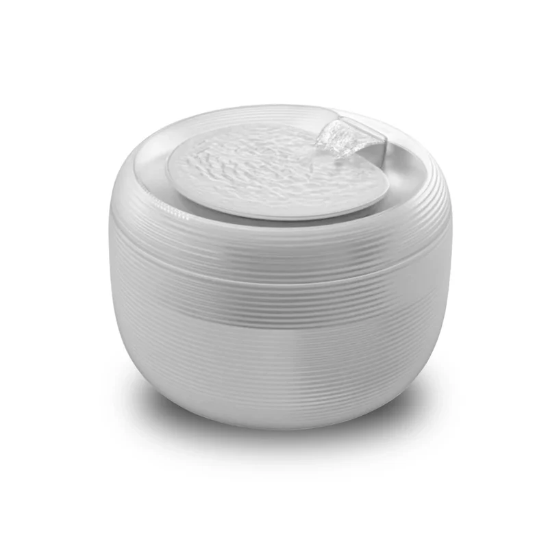 Fontaine à eau pour chat 2.5L ultra silencieuse avec LED "Perle de Rosée"