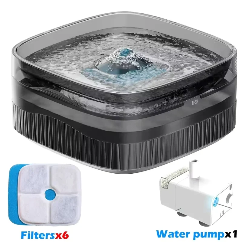 Fontaine à eau pour chat et chien 5.5L grande capacité "Grande Rivière"