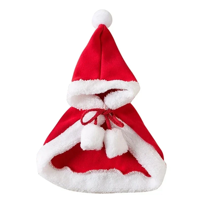 Déguisement pour chat - Cape de Noël