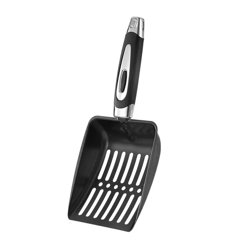 Pelle à litière inox trous fins ergonomique – Modèle "FineSift Compact"