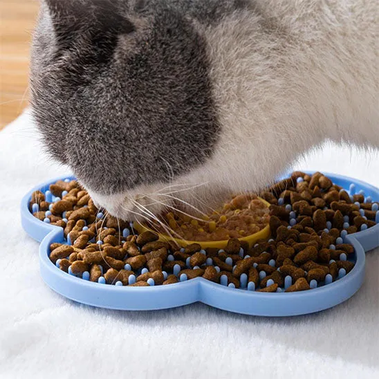 Tapis de lechage chat - Forme Fleur