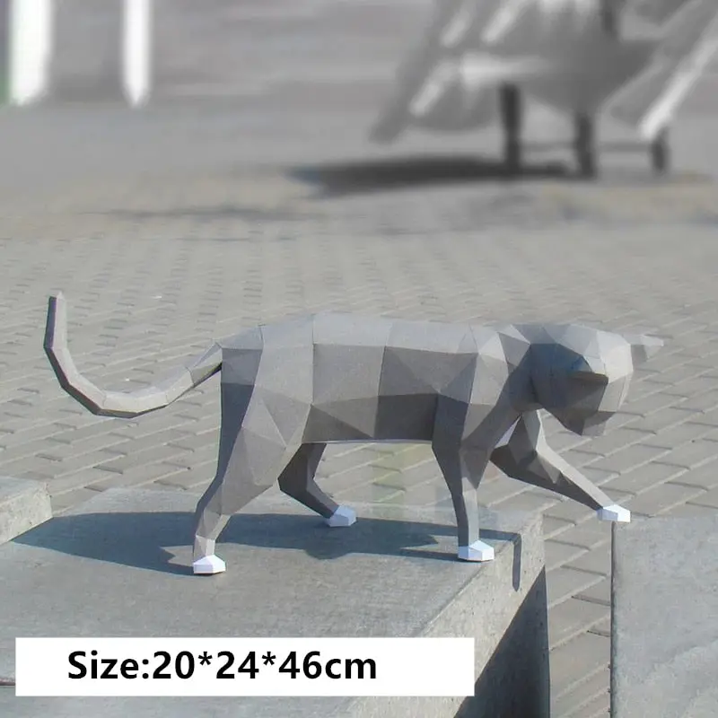 Maquette de Chat qui joue en 3D