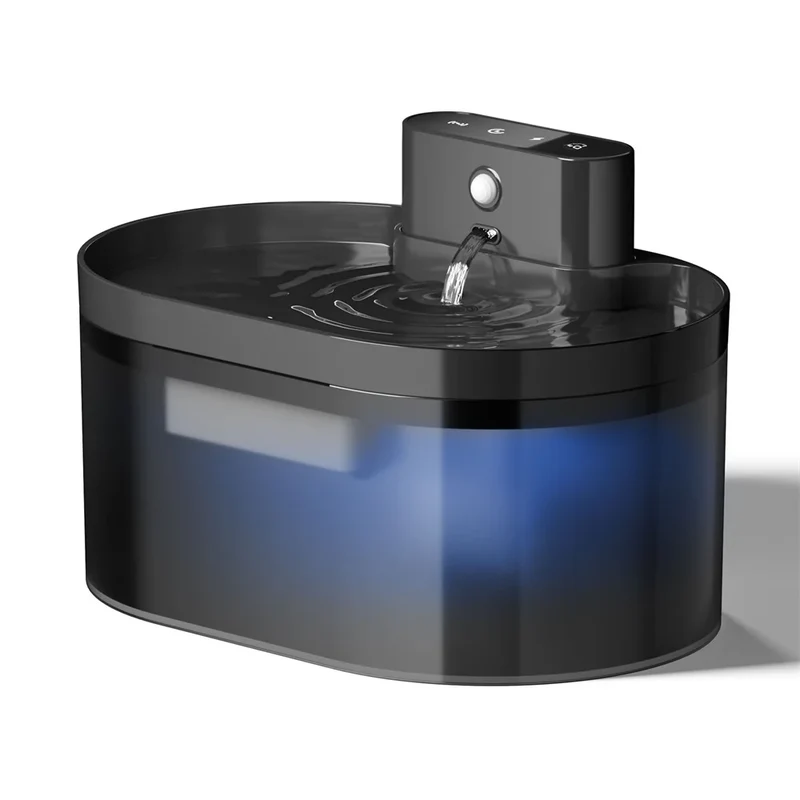Fontaine à eau sans fil avec batterie et anti gaspillage "Miaou Sense" – Détection intelligente