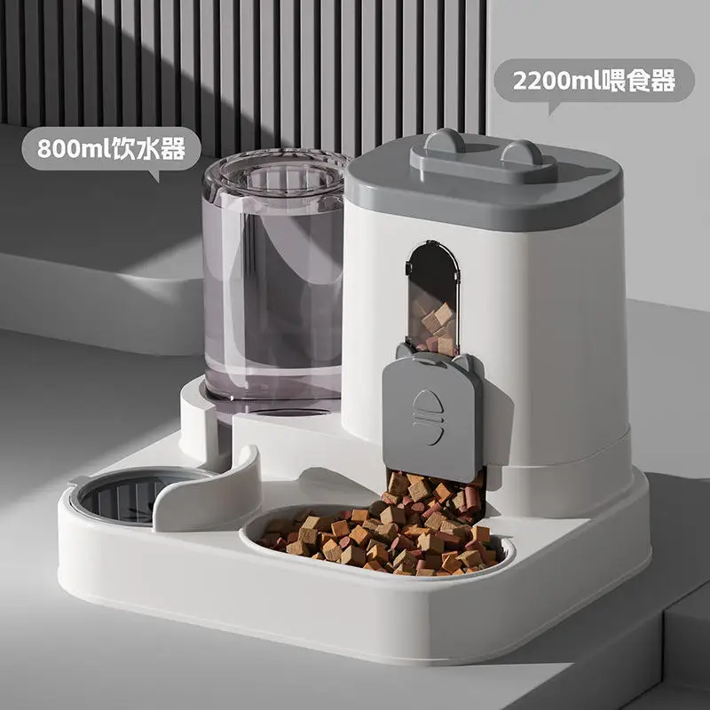Distributeur automatique chat nourriture et eau sans électricité Modèle GravityCare