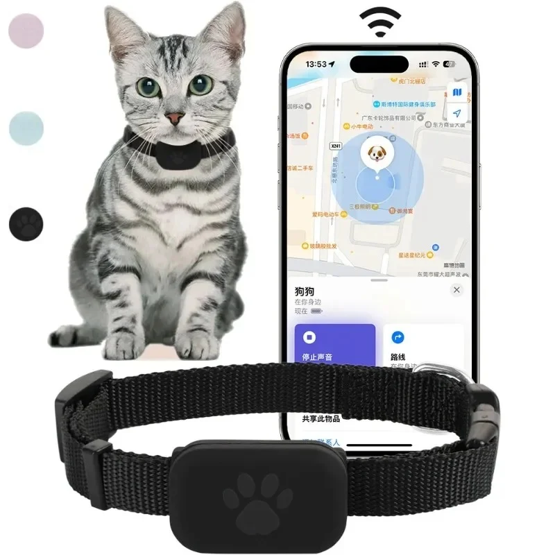 Collier GPS Chat - Anti Perte