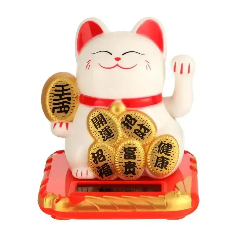 Figurine Chat Chinois - Porte-bonheur Maneki Neko
