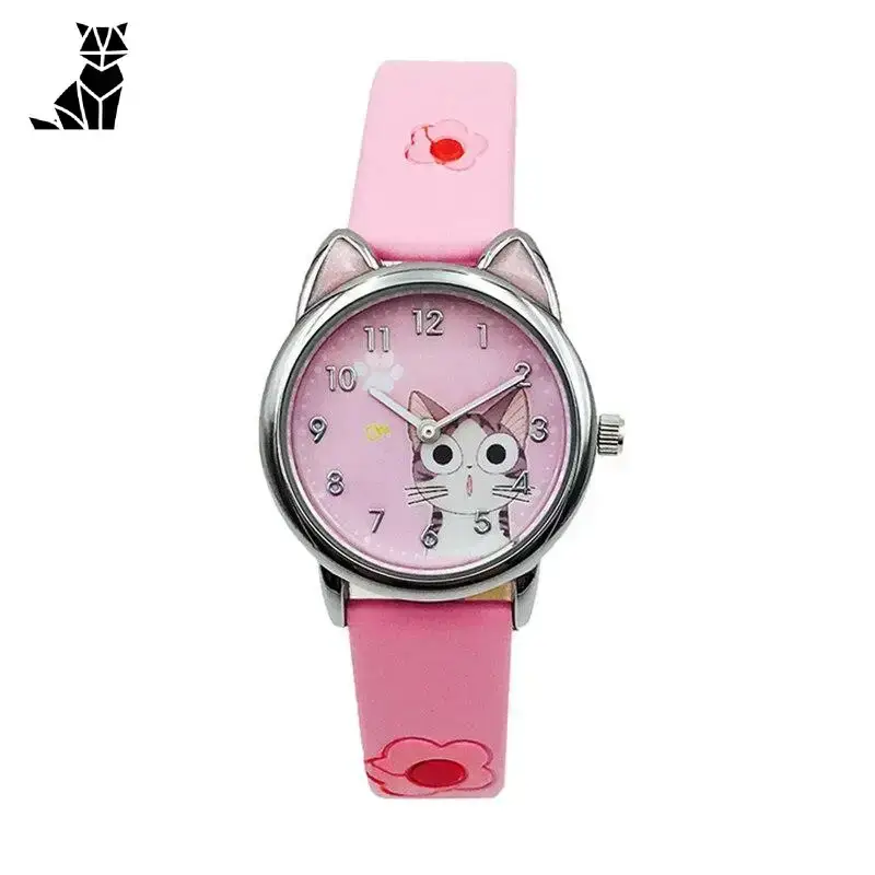 Montre Enfant Chat Motif Chaton Fille
