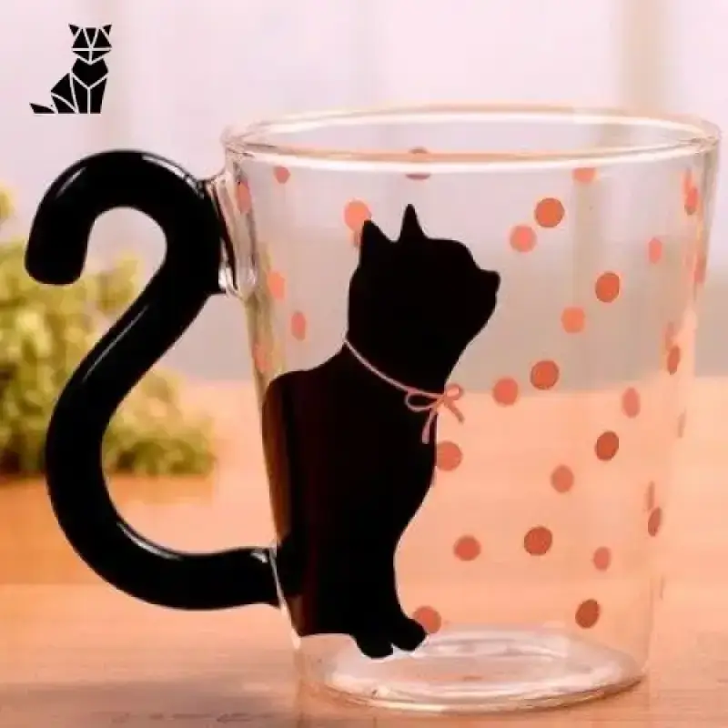 Mug Chat Original Silhouette Féline Céramique