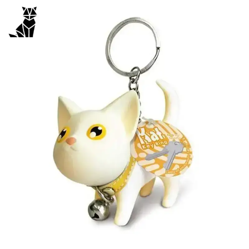 Porte-clés Chat avec Clochette Mignon