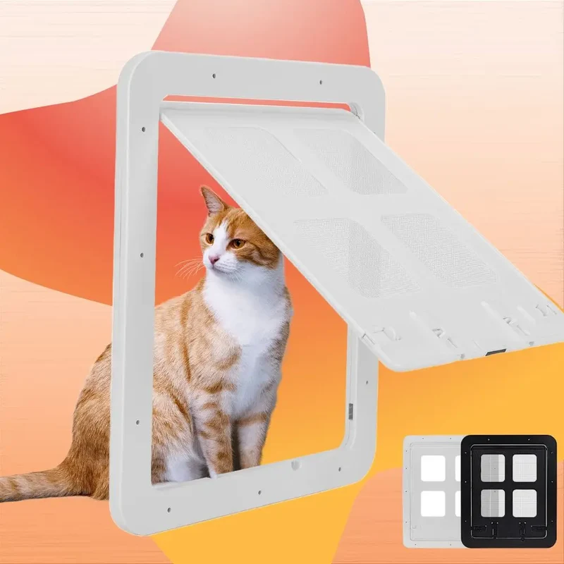 Chatière pour chat "Air Libre" – Porte moustiquaire avec fermeture magnétique sécurisée