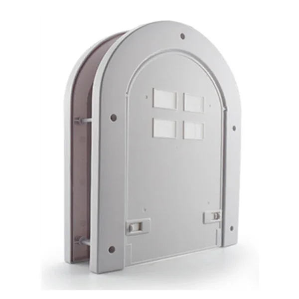 Chatière pour chat "Arche Moderne" – Porte design arrondie avec verrouillage sécurisé