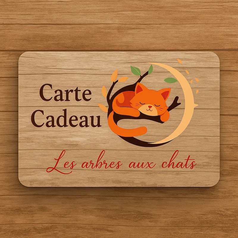 Carte-cadeau 🎁 - Les arbres aux chats