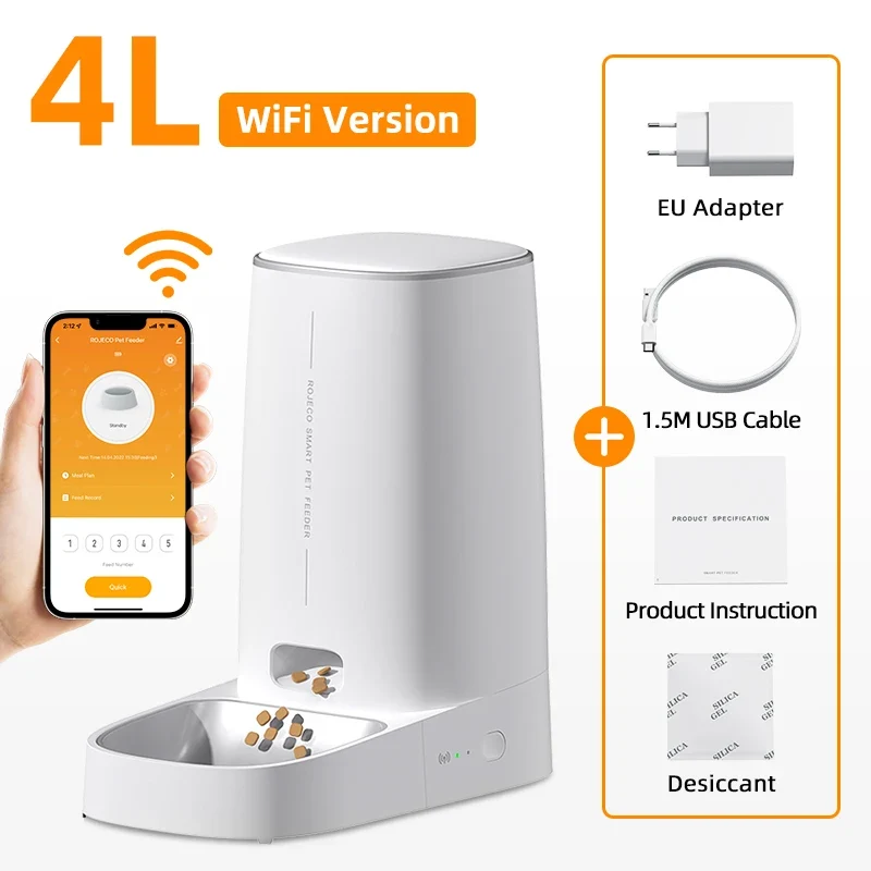 Distributeur automatique pour chat connecté "MiaouConnect" – Modèle "Routine Parfaite"