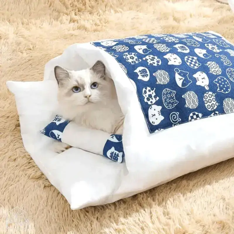 Sac de Couchage Chat - Nid Cocooning Moelleux