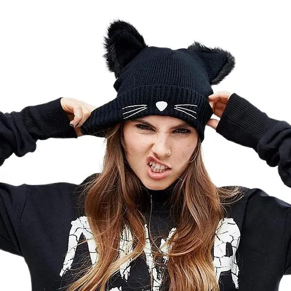Bonnet Chat Femme TOUFOU
