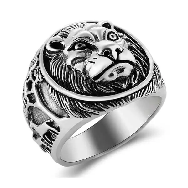 Bague Lion de la Savane (Argent)