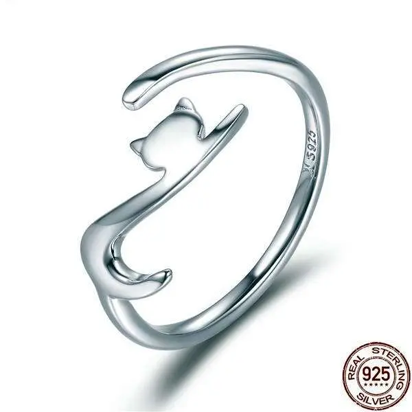Bague Chat Etiré (Argent)