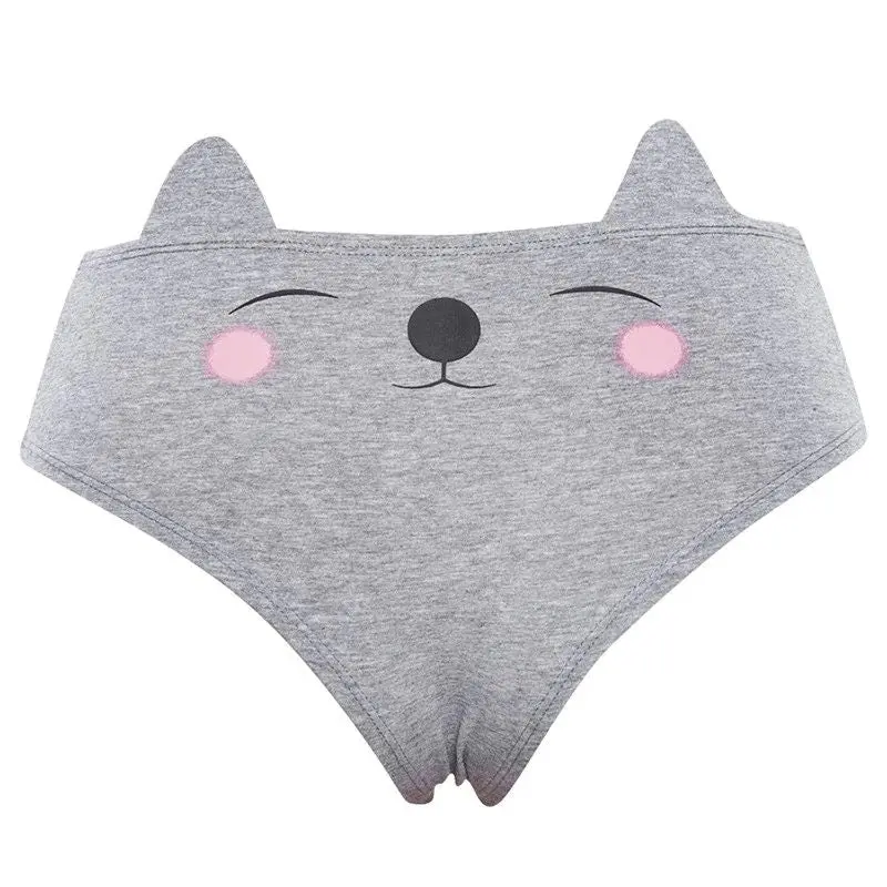 Culotte Femme Chat -Grise