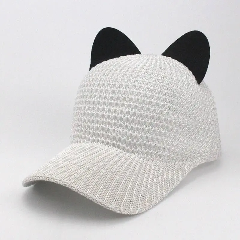 Casquette Chat en Mesh