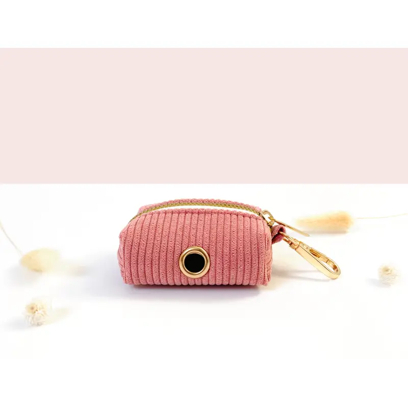 Distributeur Sac Crotte Chien Velours Côtelé