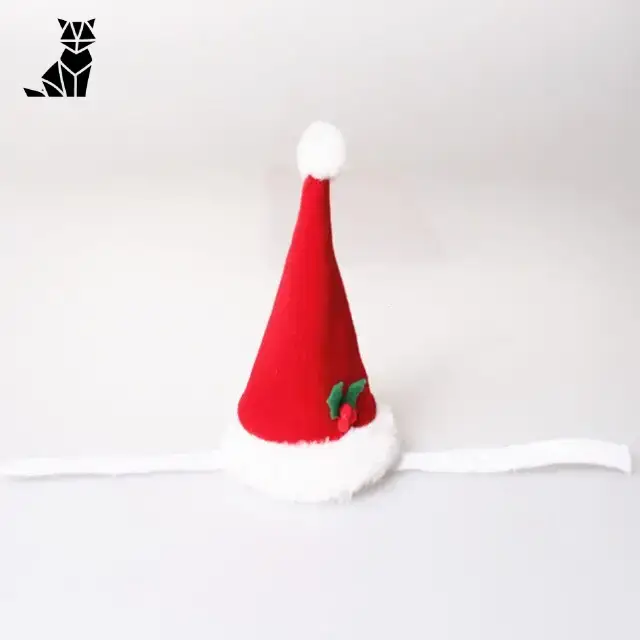 Chapeau Noël Chat en Tissu Doux Festif