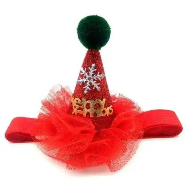 Chapeau Noël pour Chien Festif avec Pompon
