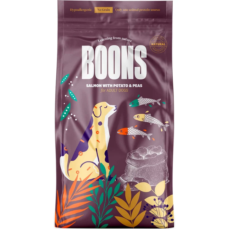 Hundefutter Boons Lachs (für ausgewachsene Hunde)