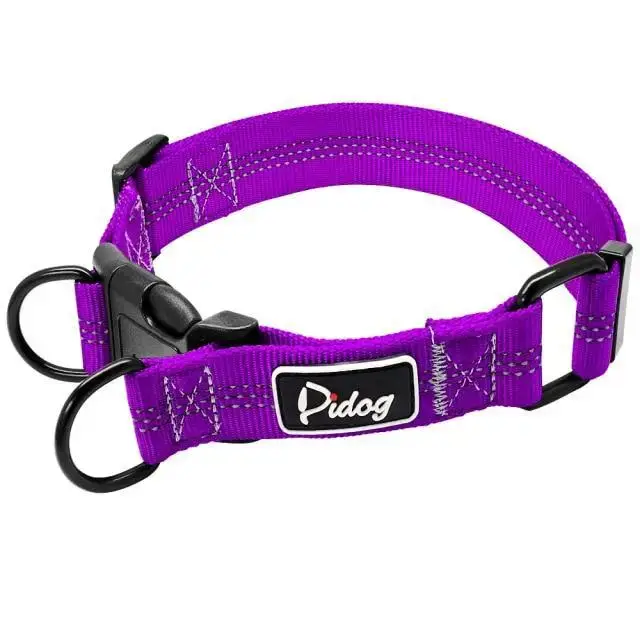 Collier Chien Nylon Réfléchissant Ajustable