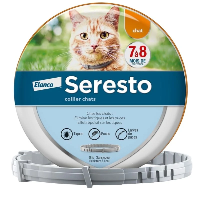 Collier Seresto Chat - Anti puce