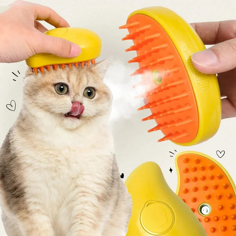 Brosse chat - À vapeur