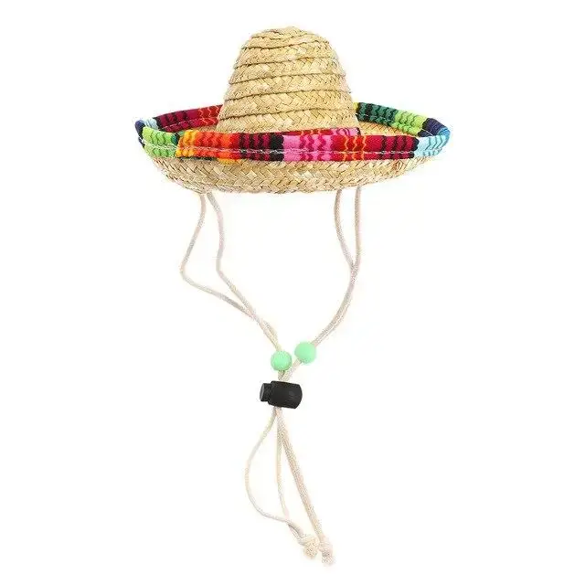 Chapeau Sombrero Chien Paille Déguisement