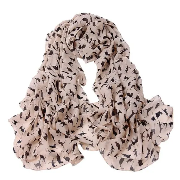Echarpe Motif Chat Fashionicha