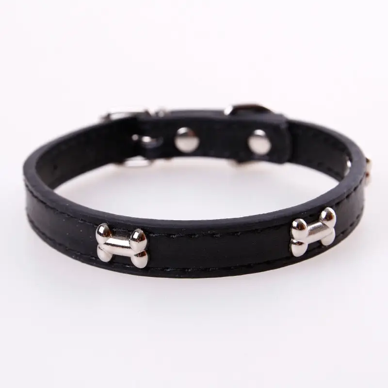 Collier pour Beagle en Cuir Véritable Élégant