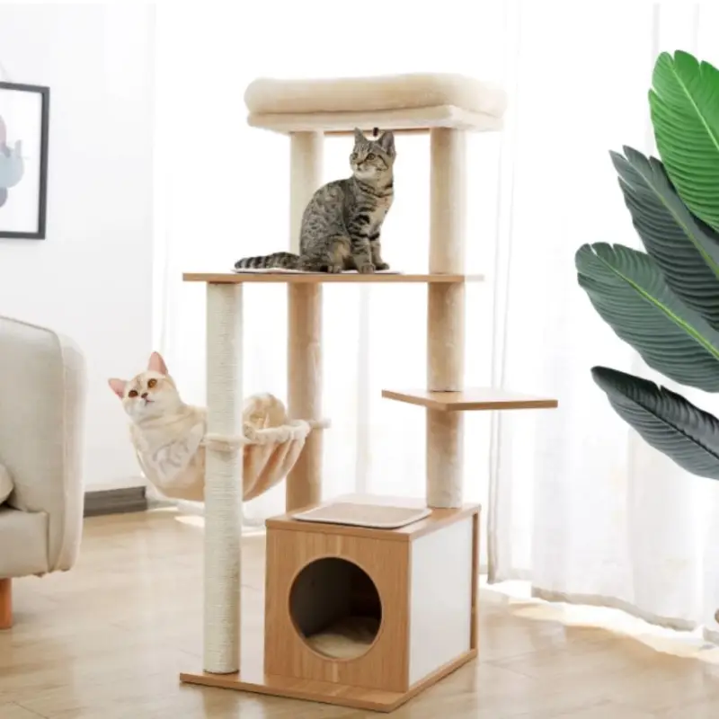Arbre à Chat 3 Étages Griffoir Plateforme