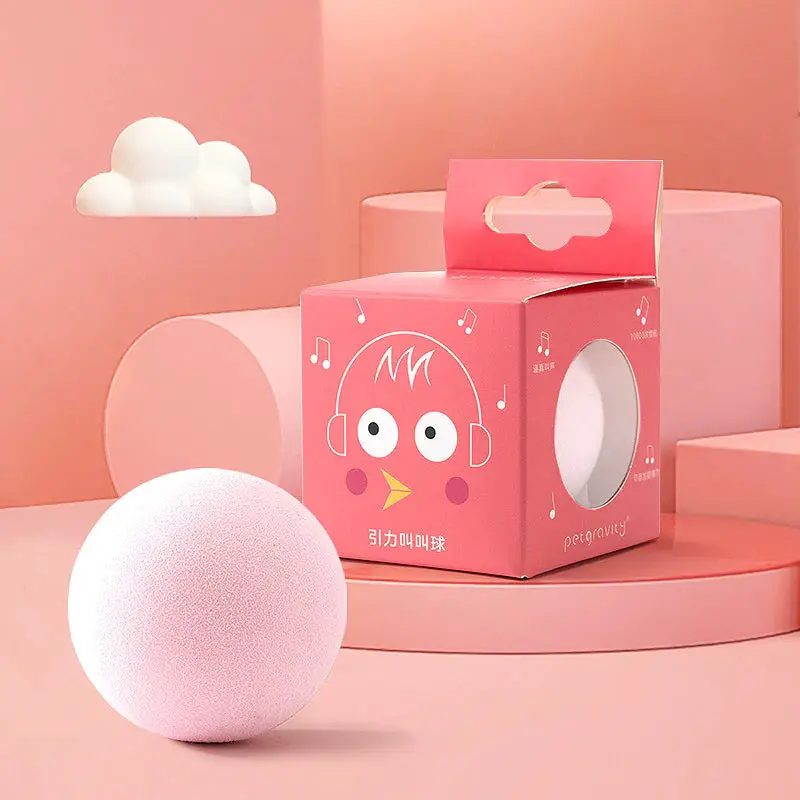 Balle Interactive Chat Herbe à Chat Gravité