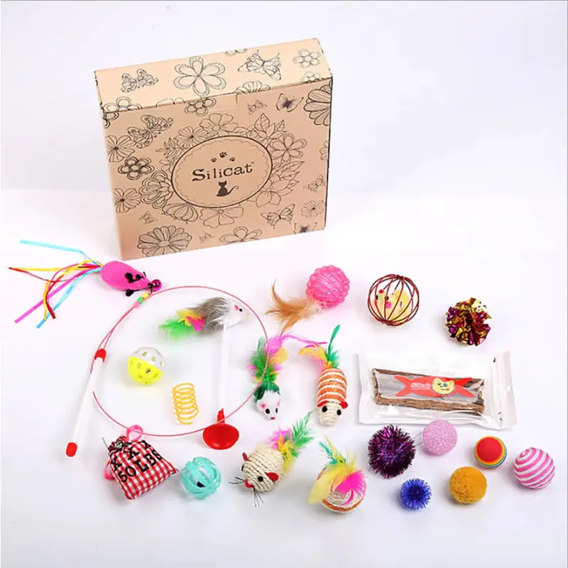Lot Jouets Chat Interactifs 20 Pièces
