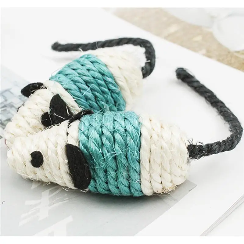 Petite Souris Sisal pour Chat Lot de 3
