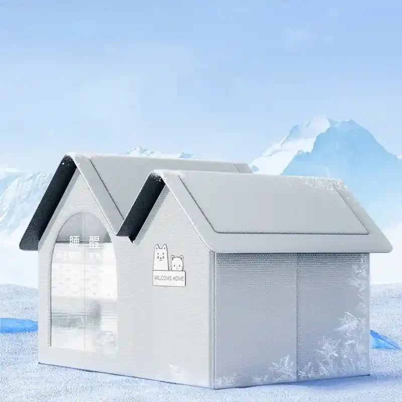 Maison pour chat climatisée pour l'été "FrostyCat" !