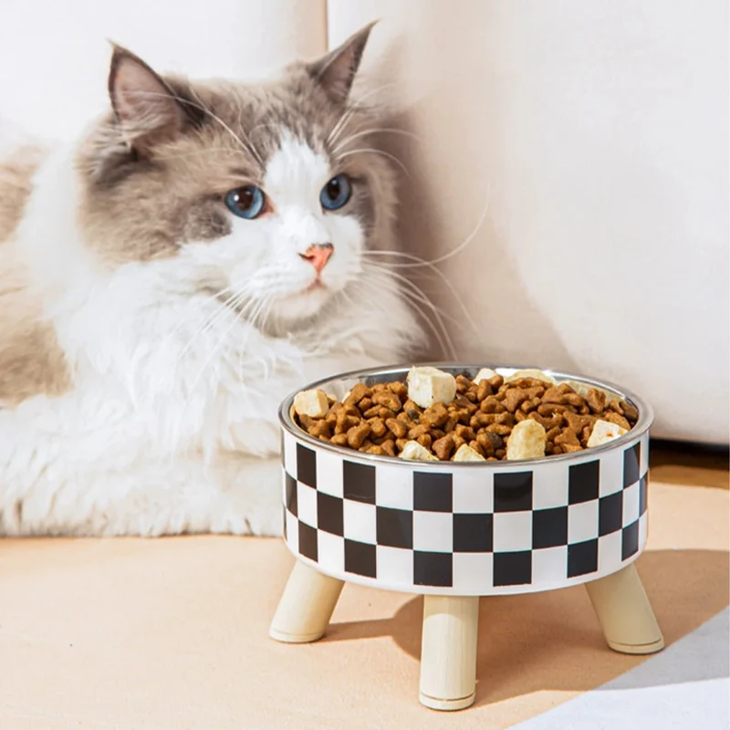 Gamelle chat - Style rétro chic